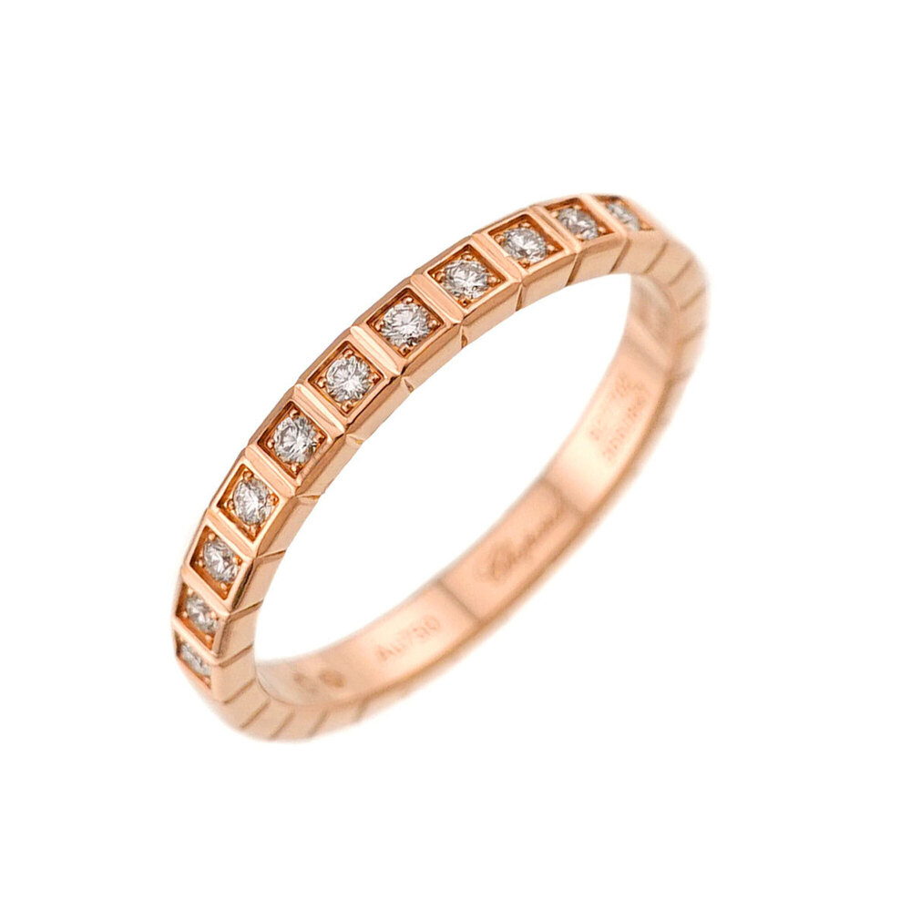 Chopard Ice Cube 1 Ring with Diamonds, 18K Pink Gold (750)